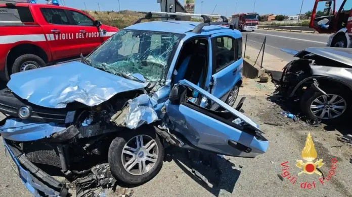 Foto dell'incidente di Cropani
