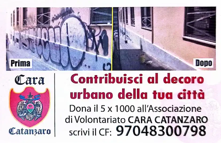Dona il tuo 5x1000 al CARA di Catanzaro