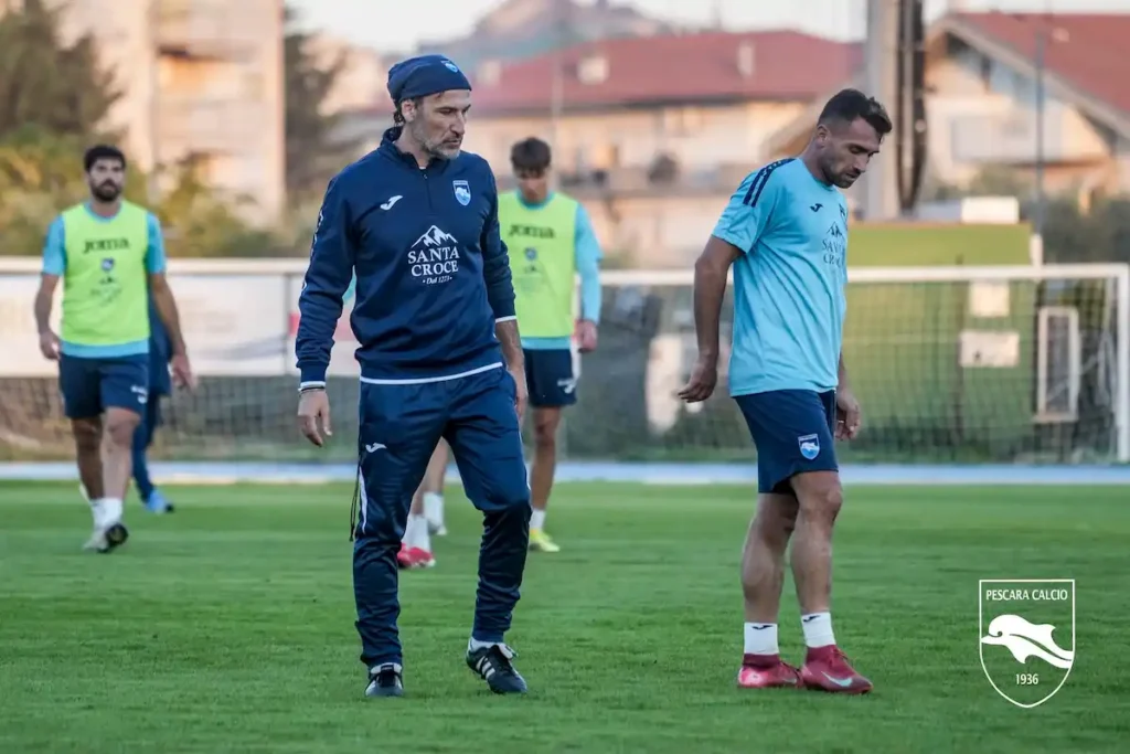 gorgone pescara allenamento