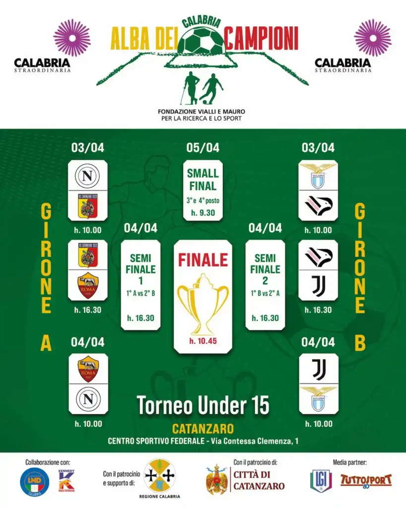 ALBA DEI CAMPIONI CALABRIA calendario 1